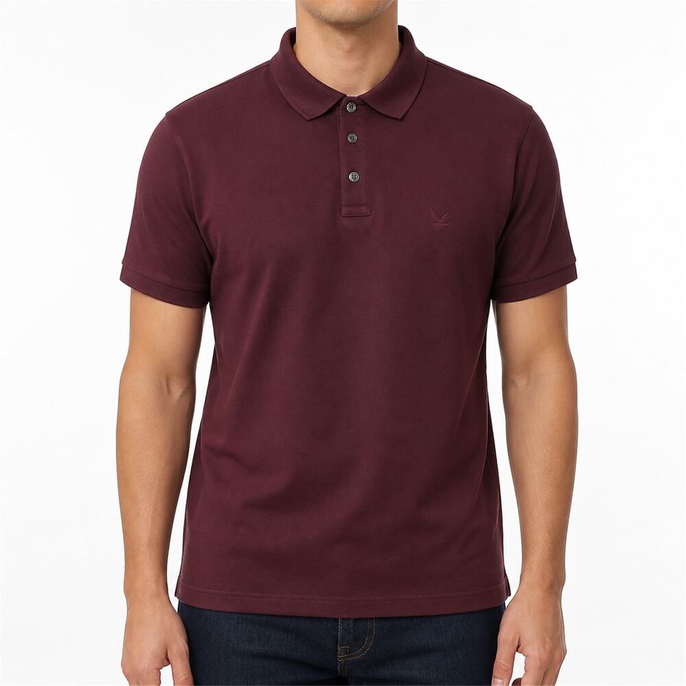 Charles Tyrwhitt Polo Shirt Mens Large Stretch Embroidered Bird Golf Casual